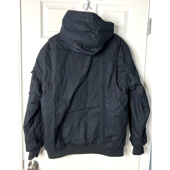 Lee Men's Workwear Canvas Bomber Jacket, Size L, Sherpa Lined, NWT - Picture 7 of 13